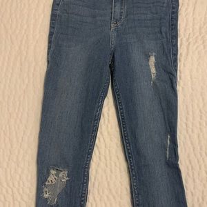 High rise hollister jeans